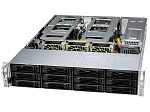 SYS-621C-TN12R. Supermicro SuperServer 2U 621C-TN12R/ 2x4410Y/ 4x64Gb/ 1x1,92Tb NVMe/ 2x10Gb SFP+/ SFT-DCMS-SINGLE/ 4th config