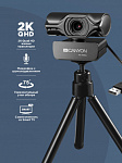 1401685 Камера Web Canyon CNS-CWC6N черный 3.2Mpix (2560x1440) USB2.0 с микрофоном для ноутбука