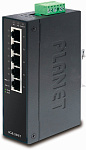 1000459280 коммутатор/ PLANET IP30 Slim type 5-Port Industrial Gigabit Ethernet Switch (-40 to 75 degree C)