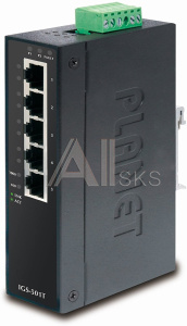 1000459280 Коммутатор Planet коммутатор/ IP30 Slim type 5-Port Industrial Gigabit Ethernet Switch (-40 to 75 degree C)