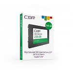 1915610 SSD CBR SSD-256GB-2.5-LT22, Внутренний SSD-накопитель, серия "Lite", 256 GB, 2.5", SATA III 6 Gbit/s, SM2259XT, 3D TLC NAND, R/W speed up to 550/520 MB/s,
