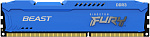 1000632708 Память оперативная/ Kingston 4GB 1600MHz DDR3 CL10 DIMMFURYBeastBlue