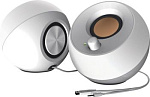 1021405 Колонки Creative PEBBLE MF1680 2.0 белый 4.4Вт