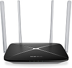 1000593002 Маршрутизатор MERCUSYS Маршрутизатор/ AC1200 dual Band Wi-Fi router, 1 WAN 10/100 Mbps + 3 LAN 10/100 Mbps, 4 fixed antennas
