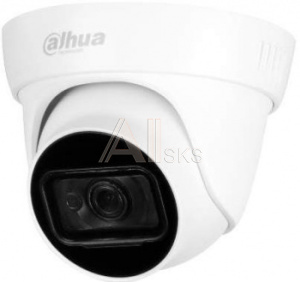 1196488 Камера видеонаблюдения аналоговая Dahua DH-HAC-HDW1801TLP-A-0280B 2.8-2.8мм HD-CVI цв. корп.:белый