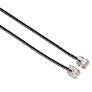 831364 Кабель Hama H-44931 (00044931) 10m 6p4c (m-m) black