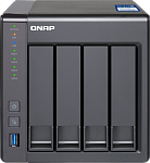 1000426655 Сетевое хранилище без дисков SMB QNAP TS-431X-2G NAS, 4 Hot-Swap tray w/o HDD. Dualcore CPU AL-212 1.7GHz, 2GB DDR3 (up to 8GB), 1x10G SFP+ LAN,