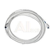 1000211051 Кабель микрофонный/ Extended length White "drop cable" for connecting Spherical Ceiling Microphone Array element to electronics interface. 6ft (1.8m)