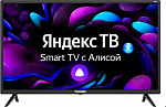 1723068 Телевизор LED Telefunken 31.5" TF-LED32S14T2S Яндекс.ТВ черный HD 50Hz DVB-T2 DVB-C DVB-S DVB-S2 WiFi Smart TV (RUS)