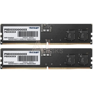 1911173 Память DDR5 2x16Gb 4800MHz Patriot PSD532G4800K Signature RTL PC5-38400 CL40 DIMM ECC 288-pin 1.1В