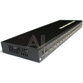 1504649 ORIENT HDMI 4K Splitter HSP0116H, 1->16, HDMI 1.4/3D, UHDTV 4K(3840x2160)/HDTV1080p/1080i/720p, HDCP1.2, внешний БП 5В/2А, метал.корпус (30464)