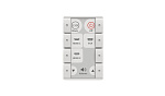 136633 Панель управления BIAMP [Impera Echo Plus 8DKW], кнопочная 8-button control pad with Ethernet, DK, white