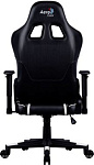 1030024 Кресло игровое Aerocool AC220 AIR-BW черный/белый сиденье черный/белый ПВХ/полиуретан с подголов. крестов.