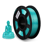 npr_D4864 Филамент NVPRINT Silk PLA+ Green для 3D печати диаметр 1.75мм длина 330 метров масса 1 кг