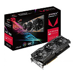 1024149 Видеокарта Asus PCI-E ROG-STRIX-RXVEGA64-O8G-GAMING AMD Radeon RX Vega 64 8192Mb 2048bit HBM2 1590/945 DVIx1/HDMIx2/DPx2/HDCP Ret