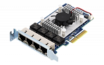 1000575601 Сетевая карта QNAP Сетевая карта/ QXG-5G4T-111C Quad Port 5 GbE RJ-45 Network Card, PCIe Gen3 x4