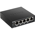 1000679620 Коммутатор D-LINK Коммутатор/ DGS-1005P Unmanaged Switch 5x1000Base-T (4x1000Base-T PoE), PoE Budget 60W, metal case