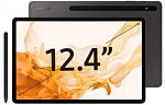 1847084 Планшет Samsung Galaxy Tab S8+ SM-X806 Snapdragon 898 2.99 8C RAM8Gb ROM128Gb 12.4" Super AMOLED 2800x1752 3G 4G ДА Android 12 серый 13Mpix 12Mpix BT