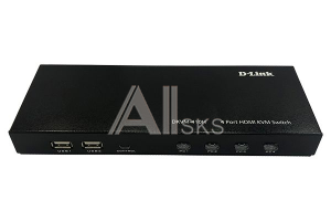 D-Link DKVM-410H/A1A, 4-портовый KVM-переключатель с портами HDMI и USB