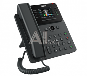 SIP-Телефон Fanvil V62G, 12 SIP-акк., 2,8", 320x240 Цвет. экран, POE, БП в комп., 2x1 Gbps, Чёрный SIP-Телефон Fanvil V62G, 12 SIP-акк., 2,8", 320x240 Цвет. экран, POE, БП в комп., 2x1 Gbps, Чёрный