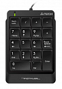 1359931 Числовой блок A4Tech Fstyler FK13P черный USB slim для ноутбука (FK13P BLACK)