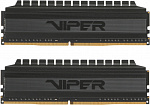 1210863 Память DDR4 2x8Gb 3200MHz Patriot PVB416G320C6K Viper 4 Blackout RTL Gaming PC4-25600 CL16 DIMM 288-pin 1.35В dual rank с радиатором Ret