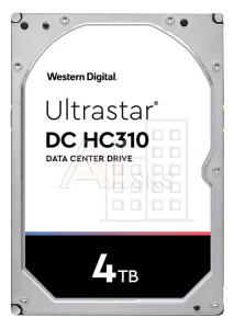1000560958 Жесткий диск WD Жесткий диск/ HDD SAS Server 4Tb Ultrastar 7K6 7200 12Gb/s 256MB 1 year warranty