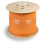11052206 Cabeus UTP-4P-Cat.6-SOLID-LSZH-500 Кабель витая пара UTP (U/UTP), категория 6, 4 пары (23 AWG), одножильный, LSZH, нг(А)-HF, оранжевый (500 м)