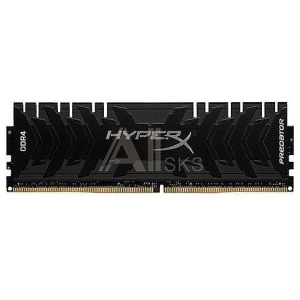1288686 Модуль памяти KINGSTON Predator Gaming DDR4 Общий объём памяти 8Гб Module capacity 8Гб Количество 1 3200 МГц Множитель частоты шины 16 1.35 В черный H