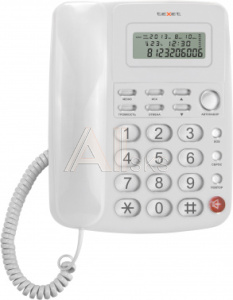 2004131 Телефон проводной Texet TX-250 белый
