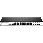 1000675964 Коммутатор Managed L2 Metro Ethernet Switch 24x1000Base-T, 4x1000Base-X SFP, Surge 6KV, CLI, RJ45 Console
