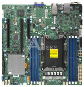 MBD-X11SPM-F-O Supermicro Motherboard 1xCPU X11SPM-F Xeon Scalable TDP 165W/ 6xDIMM/ 12xSATA/ C621 RAID 0/1/5/10/ 2xGE/ 2xPCIex16, 1xPCIex8/ M.2(microATX)