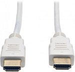 1199337 Кабель аудио-видео Tripplite P568-003-WH HDMI (m)/HDMI (m) 0.9м. Позолоченные контакты белый