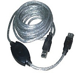 1323801 VCOM VUS7049-10M Кабель-адаптер USB2.0-repeater, удлинительный активный <Am-->Af> 10м (6937510851355)