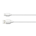 1808457 LDNIO LD_B4500 LS372/ USB кабель Micro/ 2m/ 2.1A/ медь: 86 жил/ White