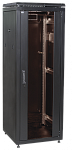 LN05-42U68-G ITK Шкаф сетевой 19" LINEA N 42U 600х800 мм стеклянная передняя дверь черный