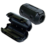 LAN-FF-0.75-BK Фильтр ферритовый на шнур питания 3х0.75 мм2 с защелкой, черный