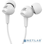 JBL C100SIUWHT наушники вкладыши, белый, проводные Mini jack 3.5 mm JBL C100SIUWHT наушники вкладыши, белый, проводные Mini jack 3.5 mm