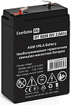 Батарея для ИБП Exegate EX282946 6В 2.8Ач Батарея для ИБП Exegate EX282946 6В 2.8Ач