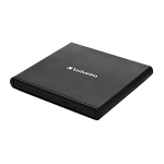 053504 Verbatim external mobile DVD rewriter USB 2.0 black (LIGHT VERSION)