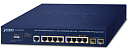 1000661408 Коммутатор Planet коммутатор/ GS-4210-8HP2S IPv6/IPv4,2-Port 10/100/1000T 802.3bt 95W PoE + 6-Port 10/100/1000T 802.3at PoE + 2-Port 100/1000X SFP Managed