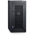 T30-AKHI-101t Dell PowerEdge T30 Tower/ E3-1225v5 4C 3.3GHz(8Mb)/ no memory/ On-board SATA RAID/ no HDD UpTo4LFF cable HDD (4th SATA is used by DVD)/ DVDRW/ 1xGE/ P