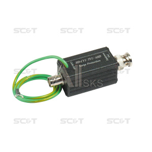 7910039 SC&T SP009 Устройство грозозащиты цепей видео HD-CVI/TVI/AHD одноканальное для коаксиального кабеля