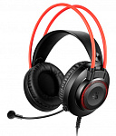 1431304 Наушники с микрофоном A4Tech Bloody G200 черный/красный 2м мониторные оголовье (G200 AUX3.5-4PIN +USB)