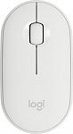 1874324 Мышь Logitech Pebble M350 белый оптическая (1000dpi) беспроводная BT/Radio USB (2but)