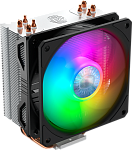 1000662283 Кулер для процессора Cooler Master Hyper 212 ARGB (150W, 4-pin, 157mm, tower, Al/Cu, ARGB, fans: 1x120mm/62CFM/27dBA/1800rpm, 1700/1200/115x/AM4,