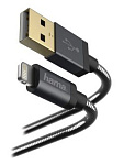 1081670 Кабель Hama Metal 00173626 USB (m)-Lightning (m) 1.5м черный