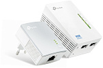 1000305371 Сетевой адаптер/ 300Mbps Wireless AV600 Powerline Extender Twin Pack (with a TL-PA4010), 2 Fast Ethernet ports