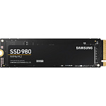 1000689232 Твердотельные накопители/ Samsung SSD 980, 500GB, M.2(22x80mm), NVMe 1.4, PCIe 3.0 x4, 3-bit MLC, R/W 3100/2600MB/s, IOPs 400 000/470 000, TBW 300,
