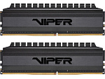 3204518 Модуль памяти VIPER 4 BLACKOUT 16GB DDR4-4133 PVB416G413C8K,CL18, 1.45V K2*8GB BLACK PATRIOT